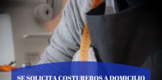 Costureros a domicilio, Externo (sin alojamiento)