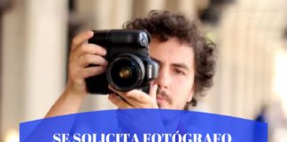 Se solicita Fotógrafo en Solidaridad, Quintana Roo