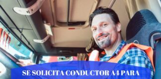 Se Solicita Conductor A4 para Reparto – San Bernardo