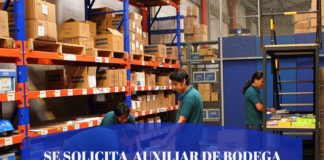 Se Solicita Auxiliar de Bodega – Santiago – Macul – R.Metropolitana