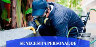 Se solicita Personal de Limpieza de Áreas Públicas