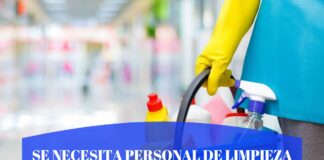 Se Solicita Personal de Limpieza