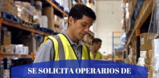 Se Solicita Operarios de Bodega – San Bernardo – R.Metropolitana