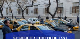 Se Solicita Chófer de TAXI
