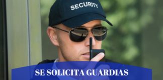 Se Solicita Guardias CCTV Part Time