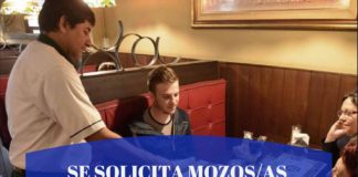 SE SOLICITA MOZOS/AS