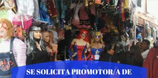 SE SOLICITA PROMOTORES/AS DE DISFRACES PARA HALLOWEEN
