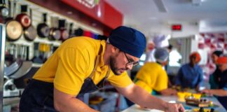SE REQUIERE AYUDANTE DE COCINA HOMBRE Y/O MUJER (TIEMPO COMPLETO)