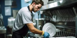 SE SOLICITA FRIEGAPLATOS PARA ASEO DE UTENSILIOS EN COCINA (TURNO MAÑANA/ TARDE)