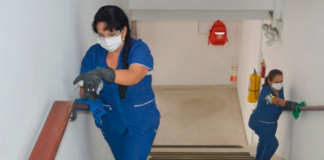 SE REQUIERE PERSONAL DE LIMPIEZA PARA DESINFECCIÓN DE VENTANAS, PAREDES Y TECHOS