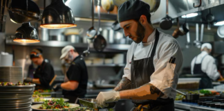 SE SOLICITA AYUDANTE DE COCINA PARA PREPARACIÓN DE ALIMENTOS EN JORNADA COMPLETA