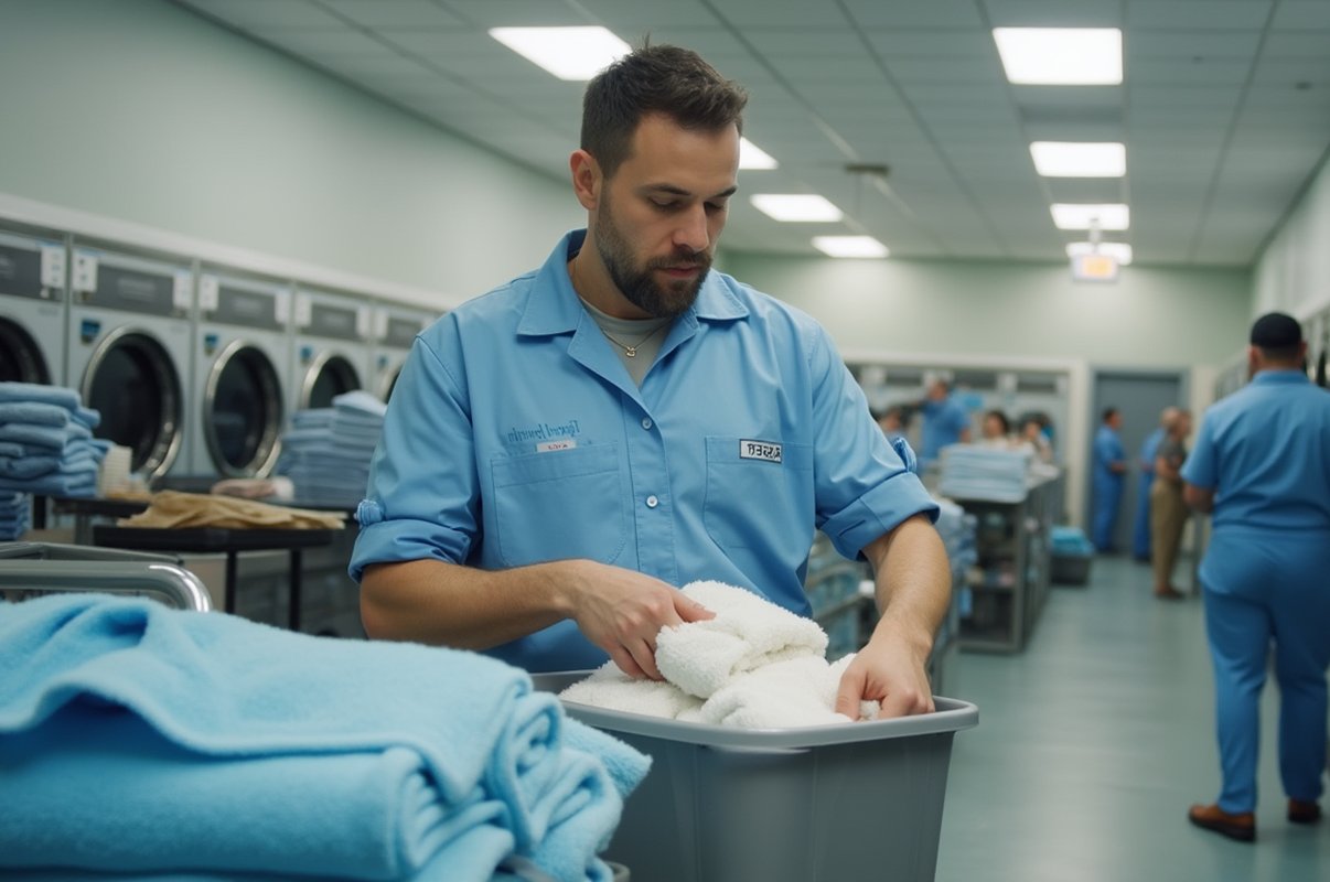 SE NECESITA TRABAJADOR DE LAVANDERÍA PARA DESCARGA Y DOBLADO DE ROPA