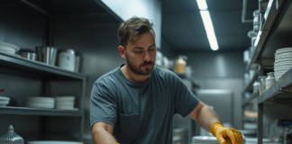 SE SOLICITA LAVAPLATOS CON DISPONIBILIDAD LOS FINES DE SEMANA EN RESTAURANTE