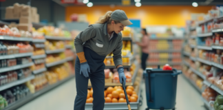 SE SOLICITA AUXILIAR DE LIMPIEZA PARA ORDEN GENERAL EN SUPERMERCADO