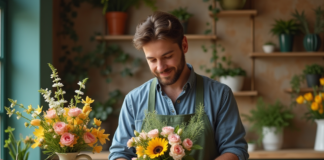 SE SOLICITA AUXILIAR DE FLORISTERÍA PARA REALIZACIÓN DE PEDIDOS: PREPARAR PEQUEÑOS ARREGLOS FLORALES