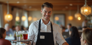 SE SOLICITA CAMARERO PARA ATENCIÓN AL CLIENTE Y PREPARACIÓN DE BEBIDAS, NO SE REQUIERE EXPERIENCIA