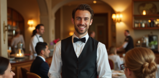 SE SOLICITA CAMARERO PARA TOMAR PEDIDOS DE CLIENTES EN RESTAURANTE (38 HORAS SEMANALES)