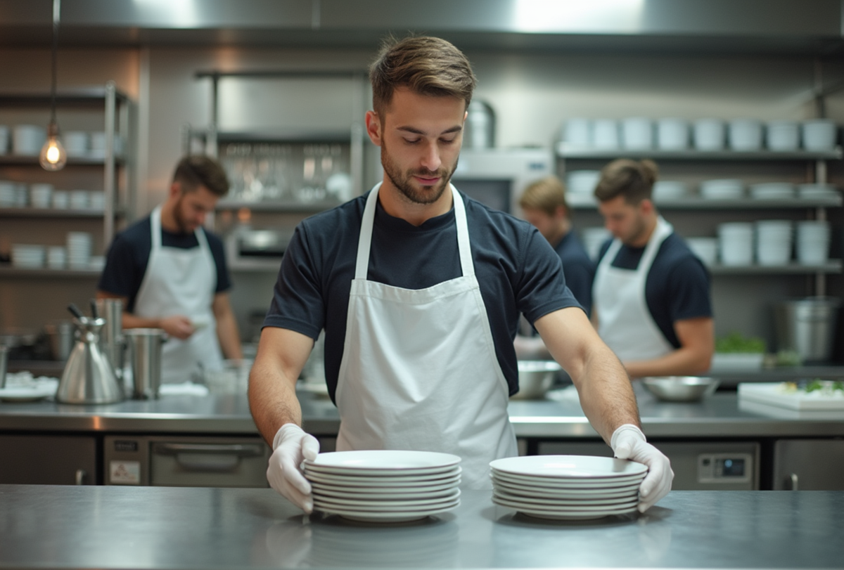 SE REQUIERE LAVAPLATOS PARA DESINFECCIÓN DE UTENSILIOS: SE OFRECE ENTRENAMIENTO (PAGO POR HORA)