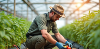 SE NECESITA TRABAJADOR DE INVERNADERO PARA COSECHA MANUAL DE VERDURAS, TIEMPO COMPLETO Y MEDIO TIEMPO