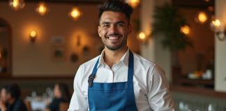 SE REQUIERE CAMARERO HOMBRE Y/O MUJER PARA RESTAURANTE (2 DÍAS LIBRES POR SEMANA)