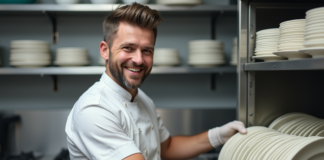ESTAMOS EN LA BÚSQUEDA DE FRIEGAPLATOS: REALIZAR LA LIMPIEZA GENERAL DE COCINA (TURNO PARTIDO)