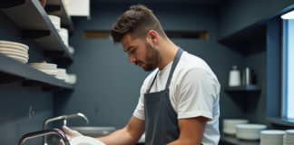 SE NECESITA LAVAPLATOS PARA ORDEN Y DESINFECCIÓN GENERAL DE VASOS, CUBIERTOS Y SARTENES EN COCINA