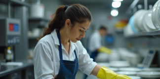 SE NECESITA LAVAPLATOS PARA DESINFECCIÓN GENERAL DE CUBIERTOS (HORARIO ROTATIVO)
