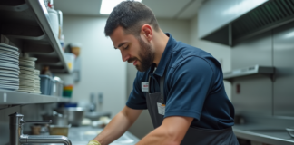 SE NECESITA AUXILIAR DE LIMPIEZA PARA ASEO DE MENAJE DE COCINA (LUNES A JUEVES)