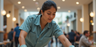 SE NECESITA PERSONAL DE LIMPIEZA COMERCIAL PARA ASEO DE COMEDOR EN RESTAURANTE