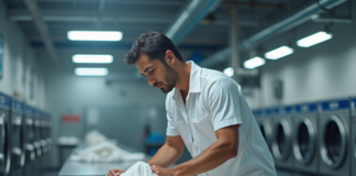 SE SOLICITA TRABAJADOR DE LAVANDERÍA: OPERAR PLANCHADORAS Y DOBLADORAS DE ROPA