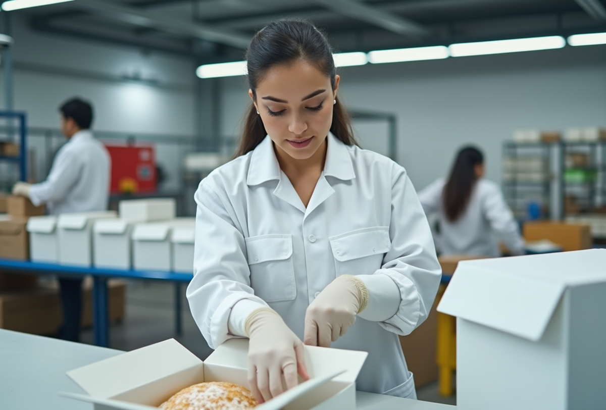 SE NECESITA AUXILIAR DE PRODUCCIÓN TEMPORAL PARA CONTROL DE CALIDAD Y EMPAQUETADO DE PRODUCTOS