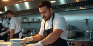 SE BUSCA FRIEGAPLATOS PARA ASEO DE UTENSILIOS Y MENAJE DE COCINA