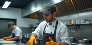 SE BUSCA LAVAPLATOS PARA DESINFECCIÓN DE UTENSILIOS Y ÁREAS EN COCINA