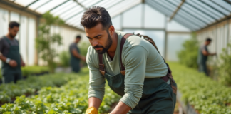 SE NECESITA TRABAJADOR DE INVERNADERO PARA COSECHA MANUAL DE VERDURAS Y LABORES DE LIMPIEZA