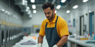 SE SOLICITA TRABAJADOR DE LAVANDERÍA PARA ORDEN Y DOBLADO DE ROPA (TURNOS ROTATIVOS)