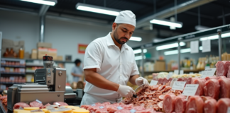 SE SOLICITA AUXILIAR DE FIAMBRERÍA PARA REPOSICIÓN Y ENVASADO DE MERCADERÍA EN SUPERMERCADO