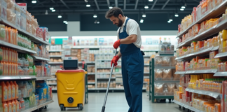 SE BUSCA AUXILIAR DE LIMPIEZA PARA ASEO DE PLANTA Y PASILLOS EN SUPERMERCADO
