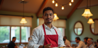 SE NECESITA CAMARERO: BRINDAR ATENCIÓN AL CLIENTE Y MANTENER LA LIMPIEZA EN RESTAURANTE