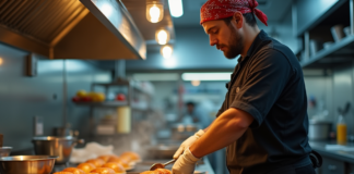 SE SOLICITA COCINERO PARA PREPARACIÓN DE HAMBURGUESAS EN RESTAURANTE (DISPONIBILIDAD DE HORARIOS)