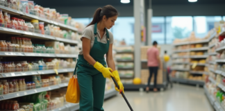 SE BUSCA AUXILIAR DE LIMPIEZA PARA DESINFECCIÓN Y ORDEN DE PRODUCTOS EN SUPERMERCADO, DISPONIBILIDAD INMEDIATA