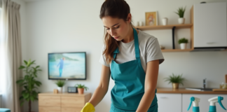 SE SOLICITA AUXILIAR DE LIMPIEZA RESIDENCIAL PARA ASEO DE MUEBLES, ALFOMBRAS Y VENTANAS