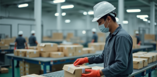 SE REQUIERE AYUDANTE DE PRODUCCIÓN PARA EMPAQUE Y ACOMODO DE CAJAS CON PRODUCTOS