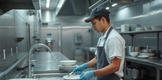 SE NECESITA AYUDANTE DE COCINA Y LAVAPLATOS CON MÍNIMA EXPERIENCIA PARA PIZZERÍA