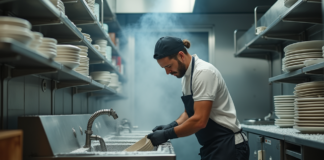 SE NECESITA LAVAPLATOS PARA ASEO DE UTENSILIOS Y MANTENIMIENTO DE ÁREAS EN COCINA