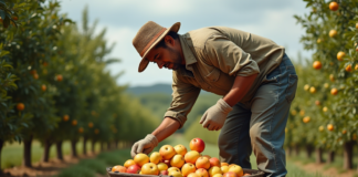 SE SOLICITA TRABAJADOR AGRÍCOLA DE TIEMPO COMPLETO PARA COSECHA DE FRUTAS