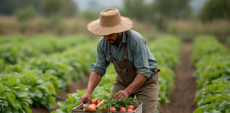 SE BUSCA TRABAJADOR DE GRANJA PARA COSECHA MANUAL DE VERDURAS