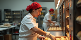 SE REQUIERE AUXILIAR DE PANADERÍA PARA PREPARACIÓN DE PRODUCTOS Y ATENCIÓN AL CLIENTE