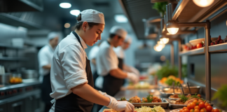 SE NECESITA AYUDANTE DE COCINA PARA PREPARACIÓN Y CONTROL DE ALIMENTOS EN RESTAURANTE