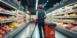 SE NECESITA AYUDANTE DE LIMPIEZA PARA ASEO DE DIVERSAS SUPERFICIES EN HIPERMERCADO