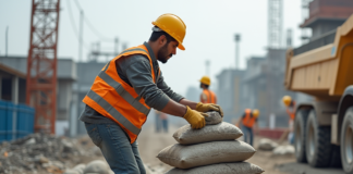 SE SOLICITA TRABAJADOR DE CONSTRUCCIÓN PARA DESCARGA Y APILADO DE MATERIALES